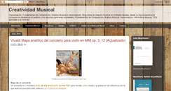 Desktop Screenshot of crearmusica2.blogspot.com