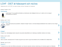 Tablet Screenshot of lchf-diet.blogspot.com
