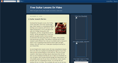 Desktop Screenshot of free-guitar-lessons.blogspot.com
