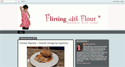 Desktop Screenshot of flirtingwithflour.blogspot.com