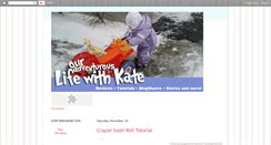 Desktop Screenshot of lifewithkate.blogspot.com