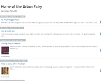 Tablet Screenshot of homeoftheurbanfairy.blogspot.com