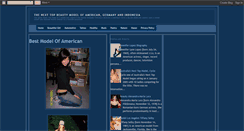 Desktop Screenshot of next-top-model-profile.blogspot.com