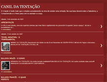 Tablet Screenshot of canil-da-tentacao.blogspot.com