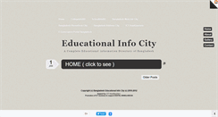 Desktop Screenshot of eduinfocity.blogspot.com
