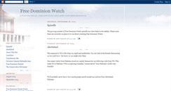 Desktop Screenshot of freedominionwatch.blogspot.com