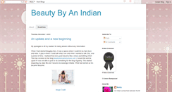 Desktop Screenshot of beautybyindian.blogspot.com