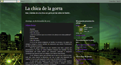 Desktop Screenshot of lachicadelagorra.blogspot.com