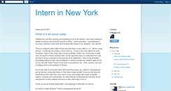 Desktop Screenshot of interninnewyork.blogspot.com