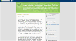 Desktop Screenshot of curso-portugues-sec-esch.blogspot.com