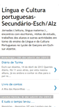 Mobile Screenshot of curso-portugues-sec-esch.blogspot.com