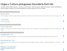 Tablet Screenshot of curso-portugues-sec-esch.blogspot.com