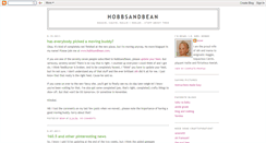 Desktop Screenshot of hobbsandbean.blogspot.com