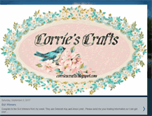 Tablet Screenshot of corriescrafts.blogspot.com