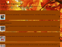 Tablet Screenshot of lovethatexpressions.blogspot.com