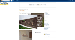 Desktop Screenshot of chicsimplicity07.blogspot.com