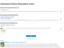 Tablet Screenshot of heartlandselectmuscadinejuice.blogspot.com