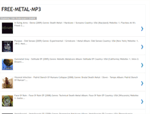Tablet Screenshot of free-metal-mp3.blogspot.com