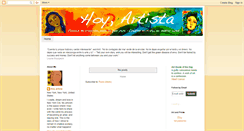 Desktop Screenshot of hoy-artista.blogspot.com