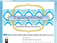 Tablet Screenshot of engineeringlifeandstyle.blogspot.com