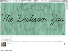 Tablet Screenshot of dicksonzoo.blogspot.com