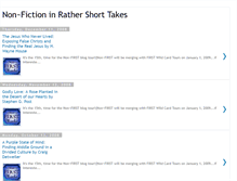 Tablet Screenshot of nonfictioninrathershorttakes.blogspot.com