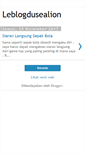 Mobile Screenshot of leblogdusealion.blogspot.com