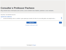Tablet Screenshot of consultorpacheco.blogspot.com