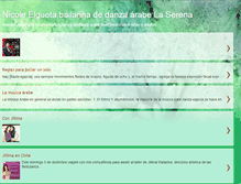 Tablet Screenshot of nicole-danzaarabe.blogspot.com