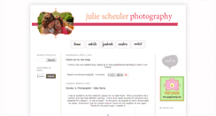 Desktop Screenshot of juliescheulerphotography.blogspot.com