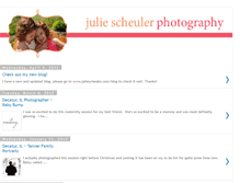 Tablet Screenshot of juliescheulerphotography.blogspot.com