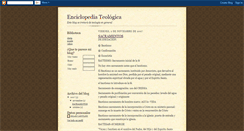 Desktop Screenshot of enciclopediateologica.blogspot.com