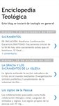 Mobile Screenshot of enciclopediateologica.blogspot.com