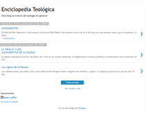 Tablet Screenshot of enciclopediateologica.blogspot.com