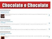 Tablet Screenshot of chocolate-e-chocolate.blogspot.com