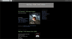 Desktop Screenshot of metalftw.blogspot.com