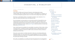 Desktop Screenshot of cyberpunkworldview.blogspot.com