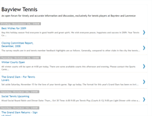 Tablet Screenshot of bayviewtennis.blogspot.com