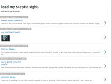 Tablet Screenshot of leadmyskepticsight.blogspot.com