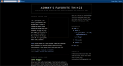 Desktop Screenshot of mommysfavoritethings.blogspot.com