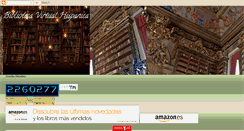 Desktop Screenshot of biblioteca-virtual-hispanica.blogspot.com