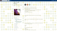 Desktop Screenshot of pencildancer.blogspot.com