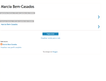 Tablet Screenshot of marciabemcasados.blogspot.com