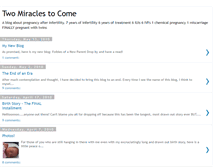 Tablet Screenshot of amiracletocome.blogspot.com