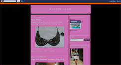 Desktop Screenshot of glamblonde.blogspot.com