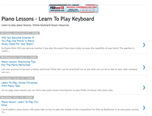 Tablet Screenshot of piano-lessons-sheets.blogspot.com