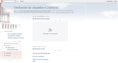 Desktop Screenshot of orchestredechambre.blogspot.com
