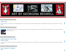 Tablet Screenshot of georginabedwellart.blogspot.com