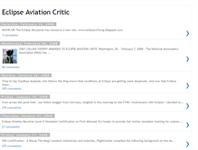 Tablet Screenshot of eclipseaviationcritic.blogspot.com