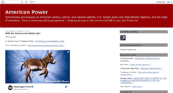 Desktop Screenshot of americanpowerblog.blogspot.com